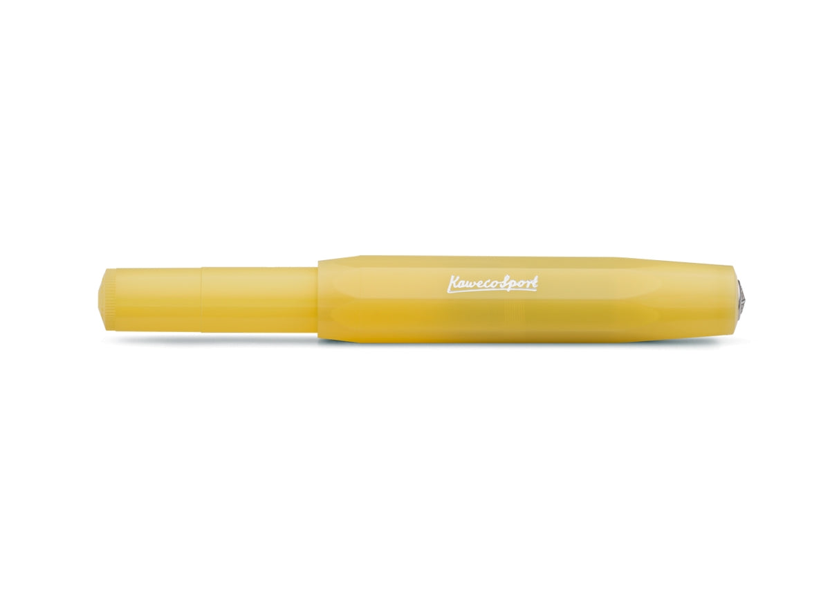 Kaweco Frosted Sport Fountain Pen Banana M/F/EF