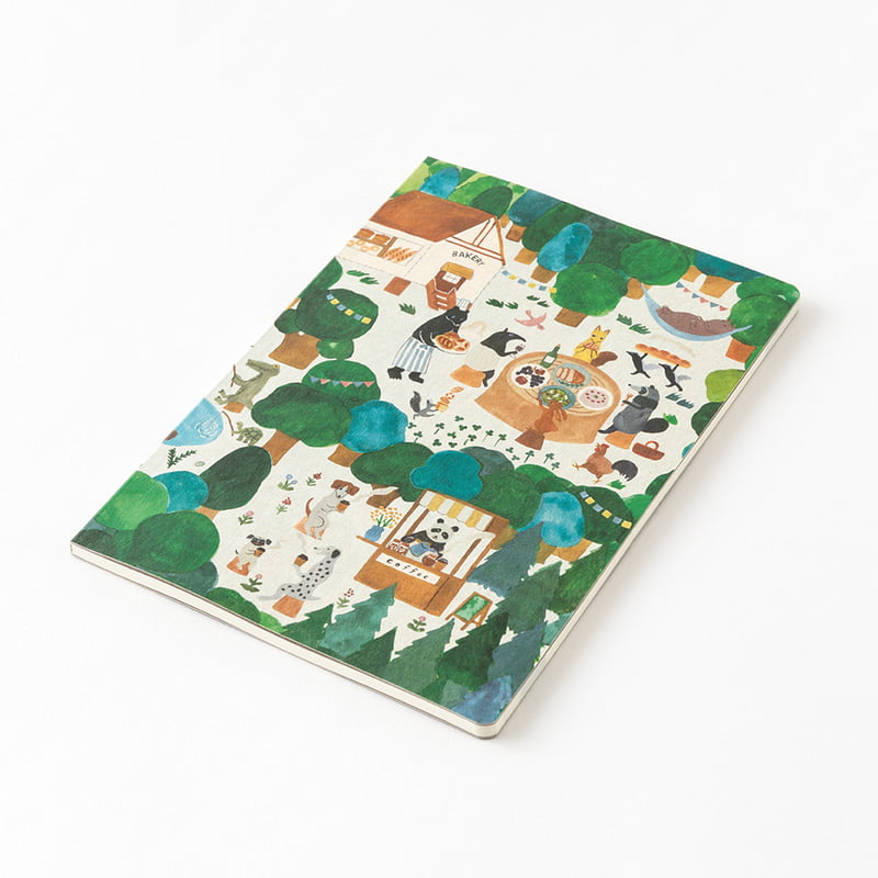 Yuru Log Notebook B6 Forest Animals