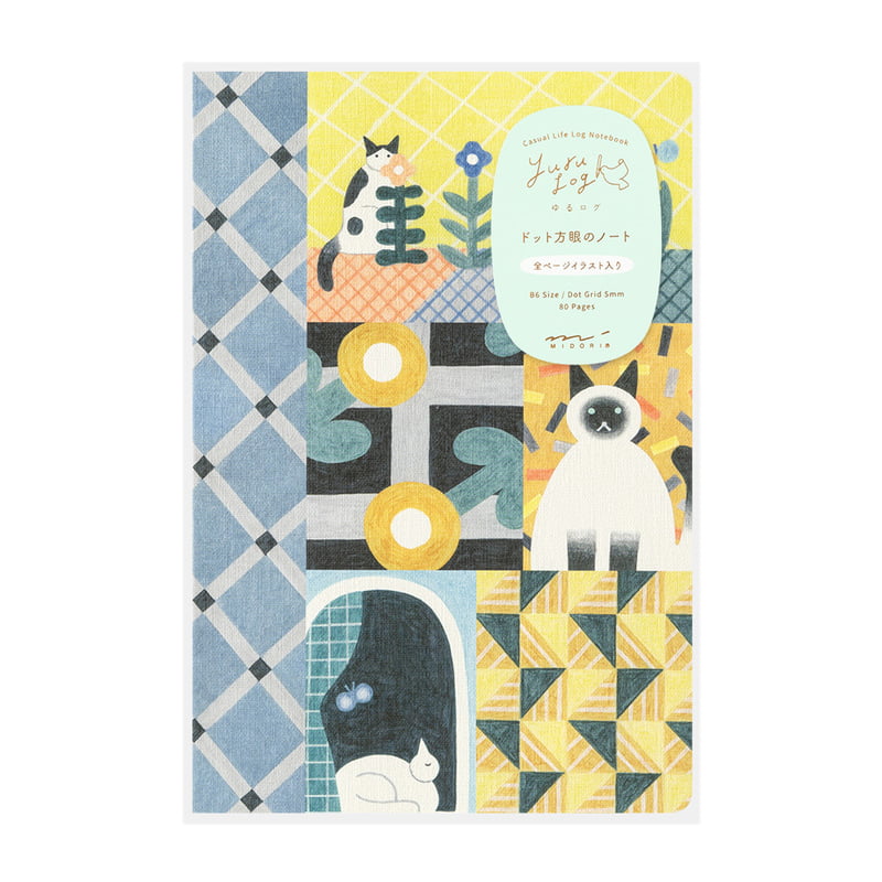 Yuru Log Notebook B6 Cat