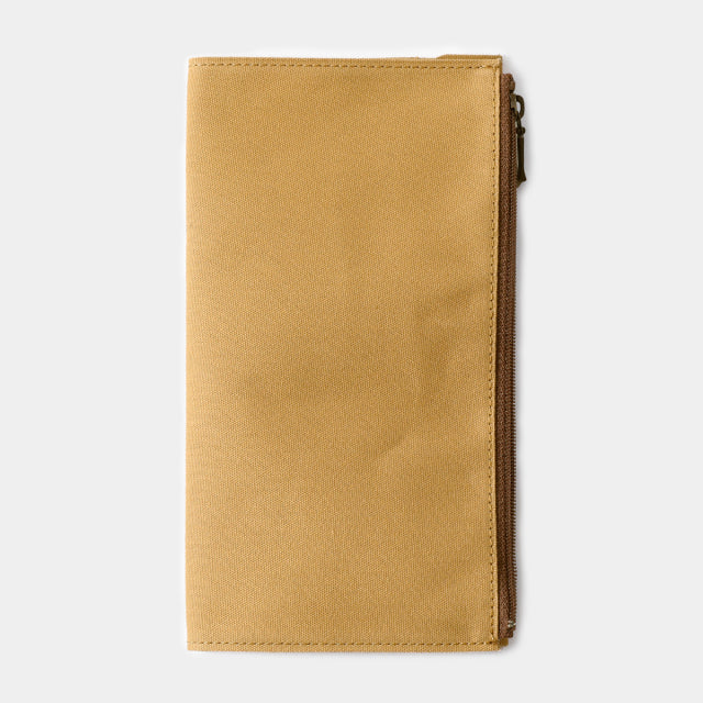 TF Traveler's Notebook Cotton Zipper Case Regular Size - BEIGE