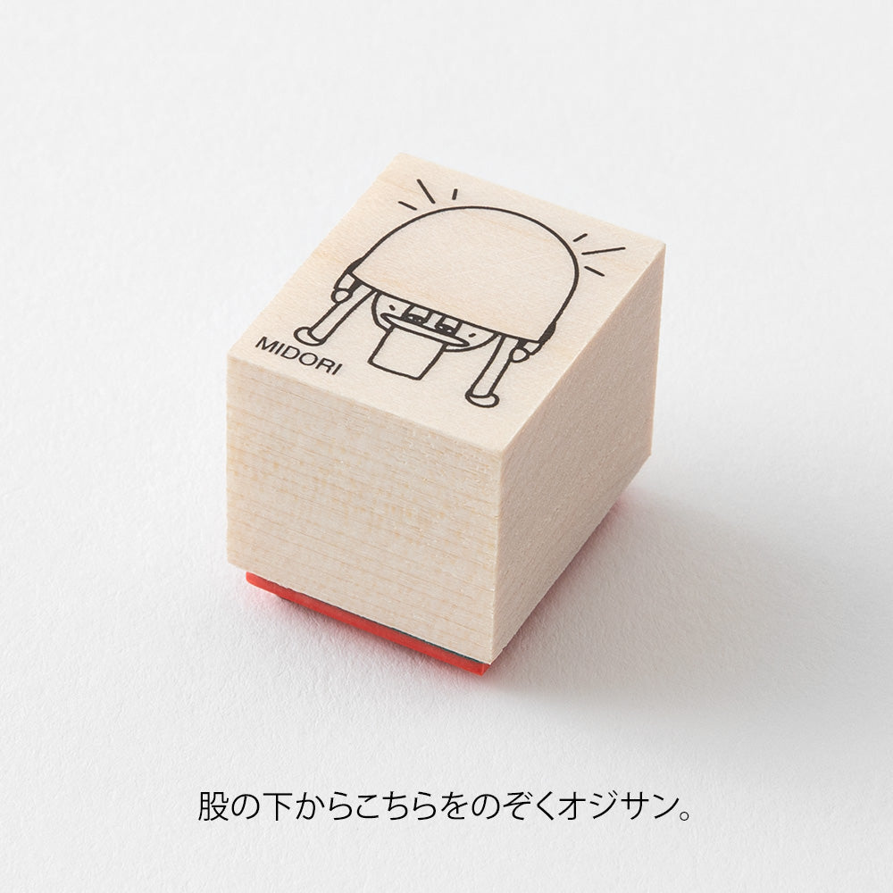 Ojisan 30th Anniversary Wooden Stamp B