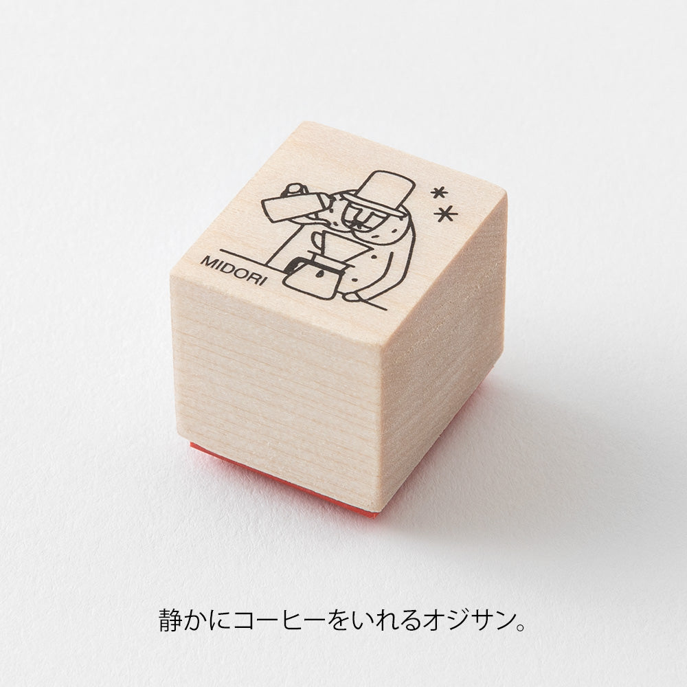 Ojisan 30th Anniversary Wooden Stamp C