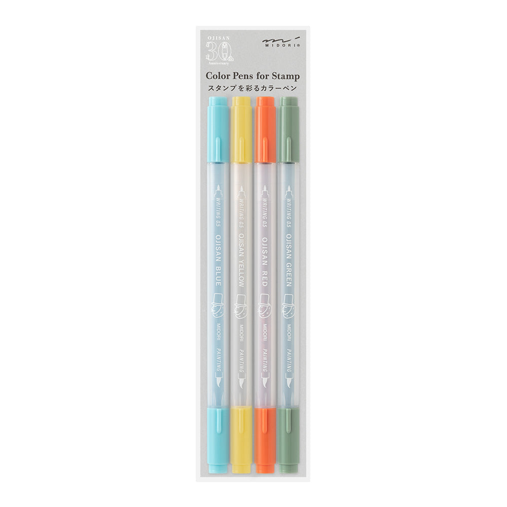 Ojisan 30th Anniversary Color Pens for Paintable Stamp