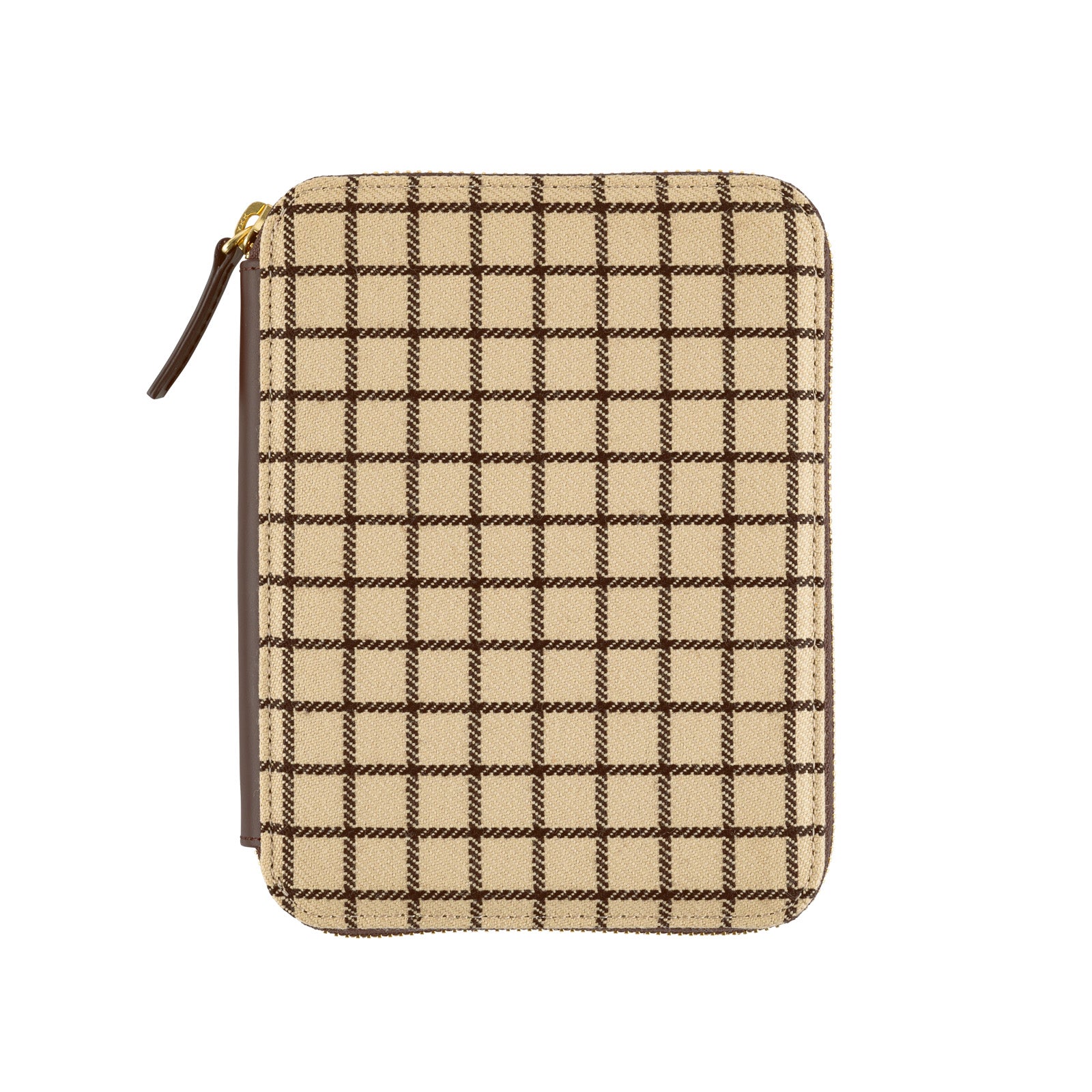 Taut Zipped (Cafe au Lait Plaid) [A6]