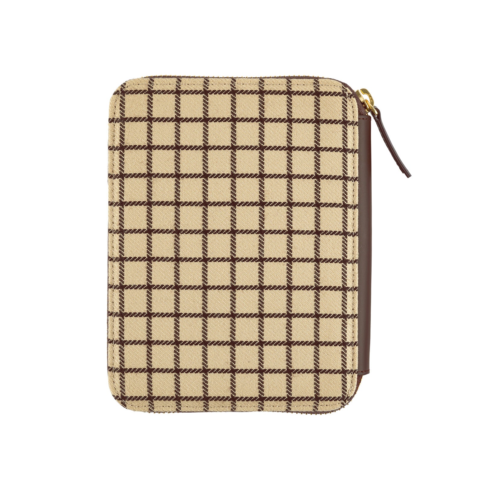 Taut Zipped (Cafe au Lait Plaid) [A6]