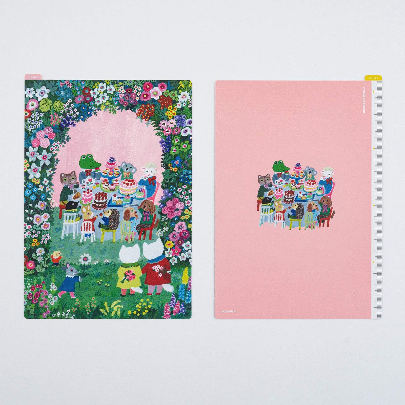 Yumi Kitagishi: Hobonichi Pencil Board for A5 Size (In the Garden)