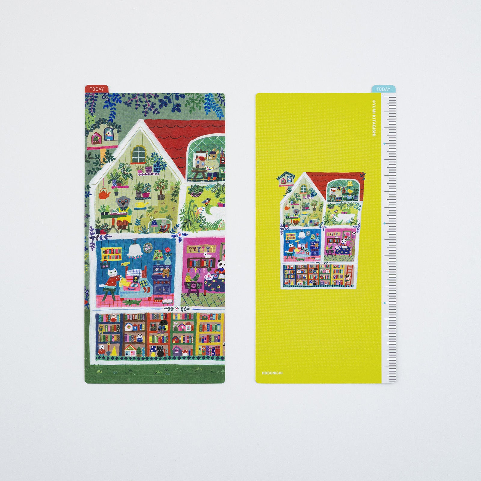 Yumi Kitagishi: Hobonichi Pencil Board for Weeks Size (Animal Condo)