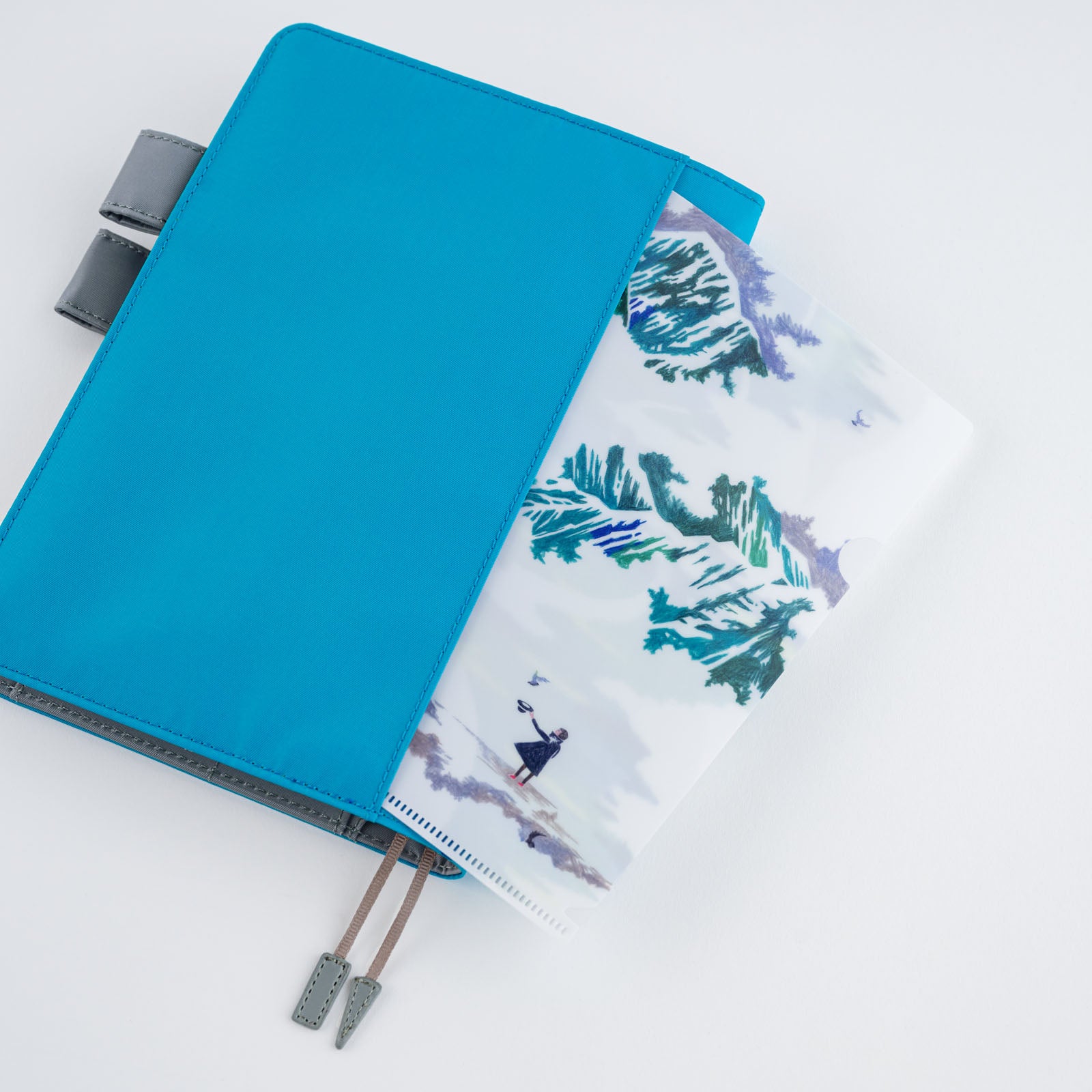 iyo okumi: Hobonichi Clear Folder Set of 2 for A5 Size (iyo okumi)