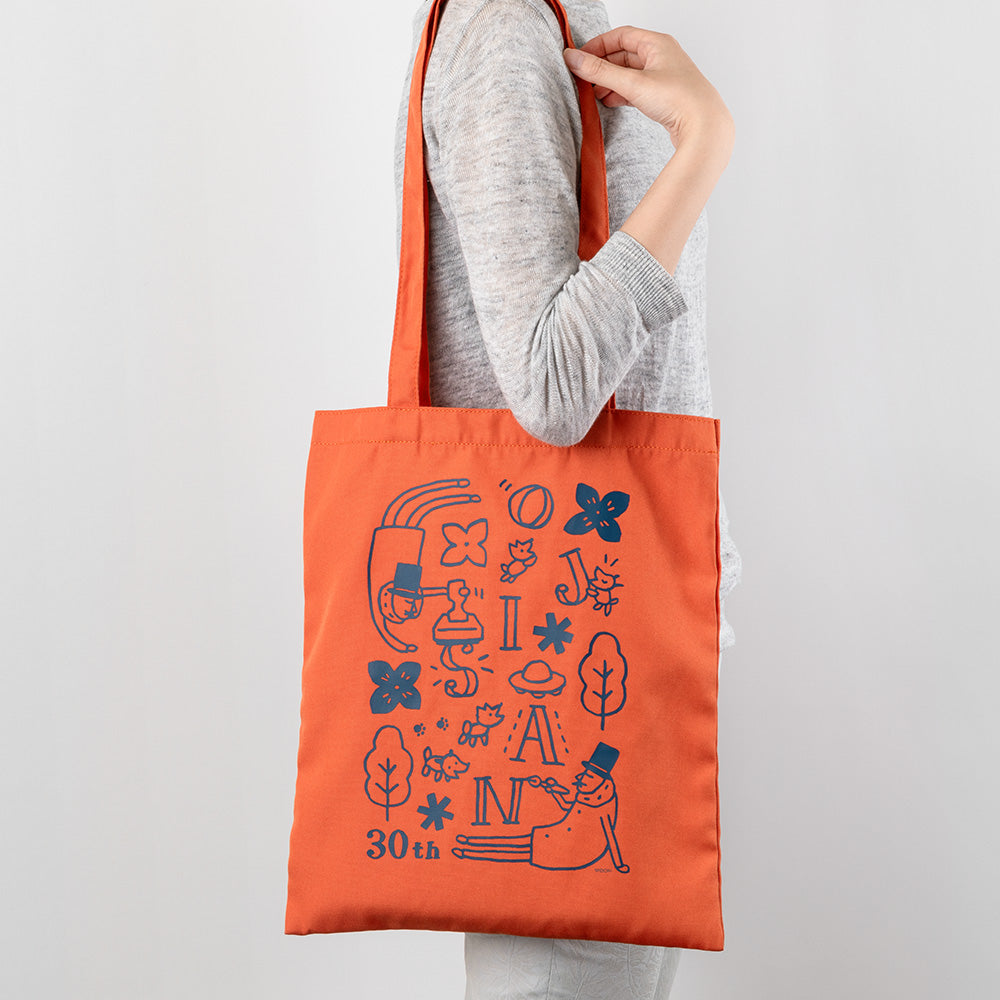 Ojisan 30th Anniversary Tote Bag Red