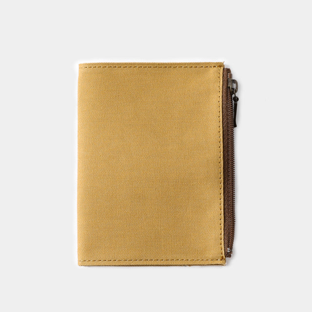 TF Traveler's Notebook Cotton Zipper Case Passport Size - BEIGE