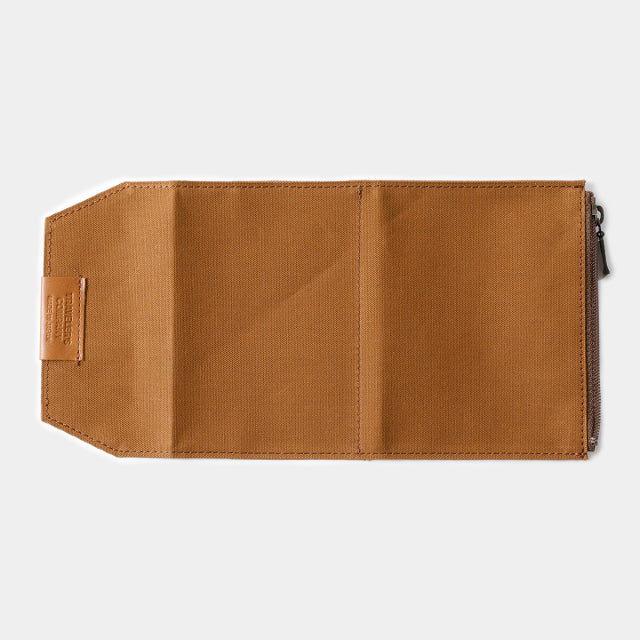 TF Traveler's Notebook Cotton Zipper Case Passport Size - BROWN