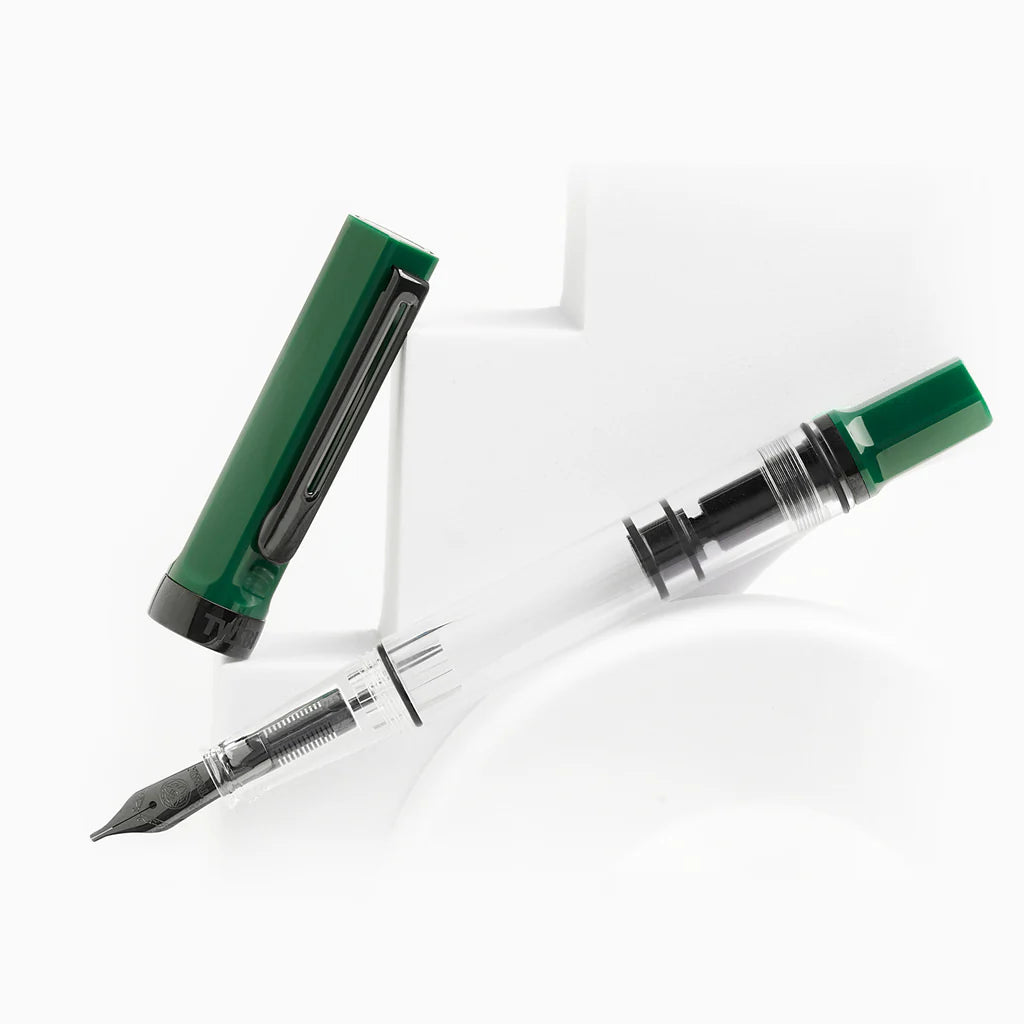 TWSBI ECO IRISH GREEN WITH ONYX FOUNTAIN PEN