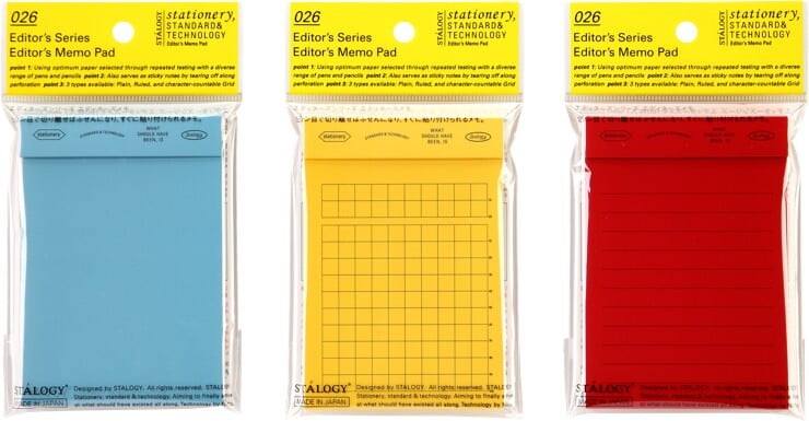 Editor’s Memo Pad Gridded [Yellow]