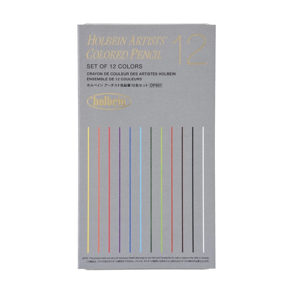 Holbein Colored Pencil - Basic Set (12 colors)