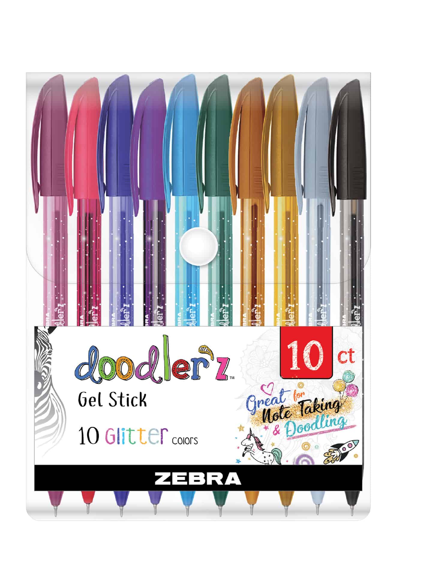 Doodler'z Glitter 10 penna sett