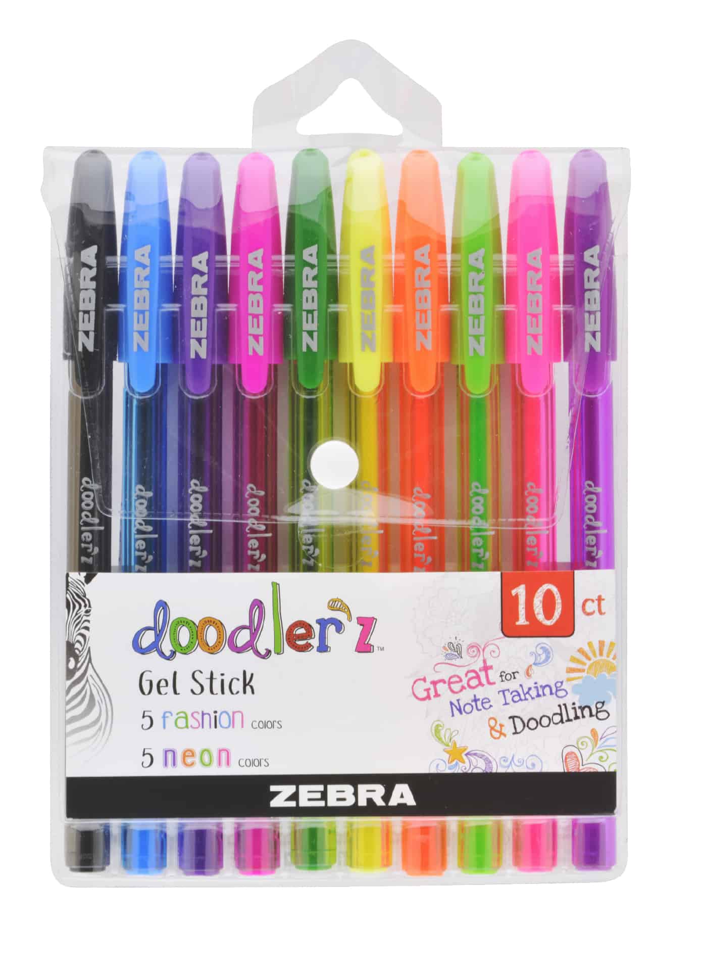 Doodler'z Neon 10 penna sett