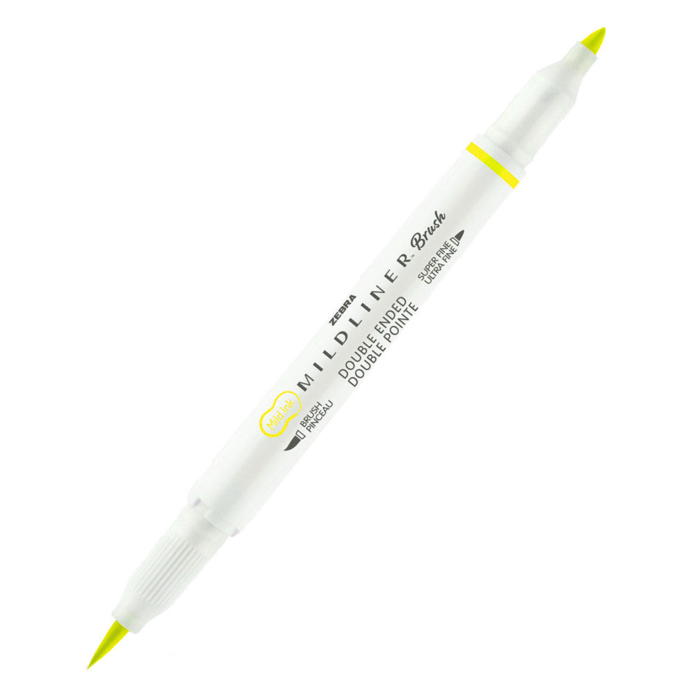 MILDLINER Brush & Marker Fluorescent Yellow