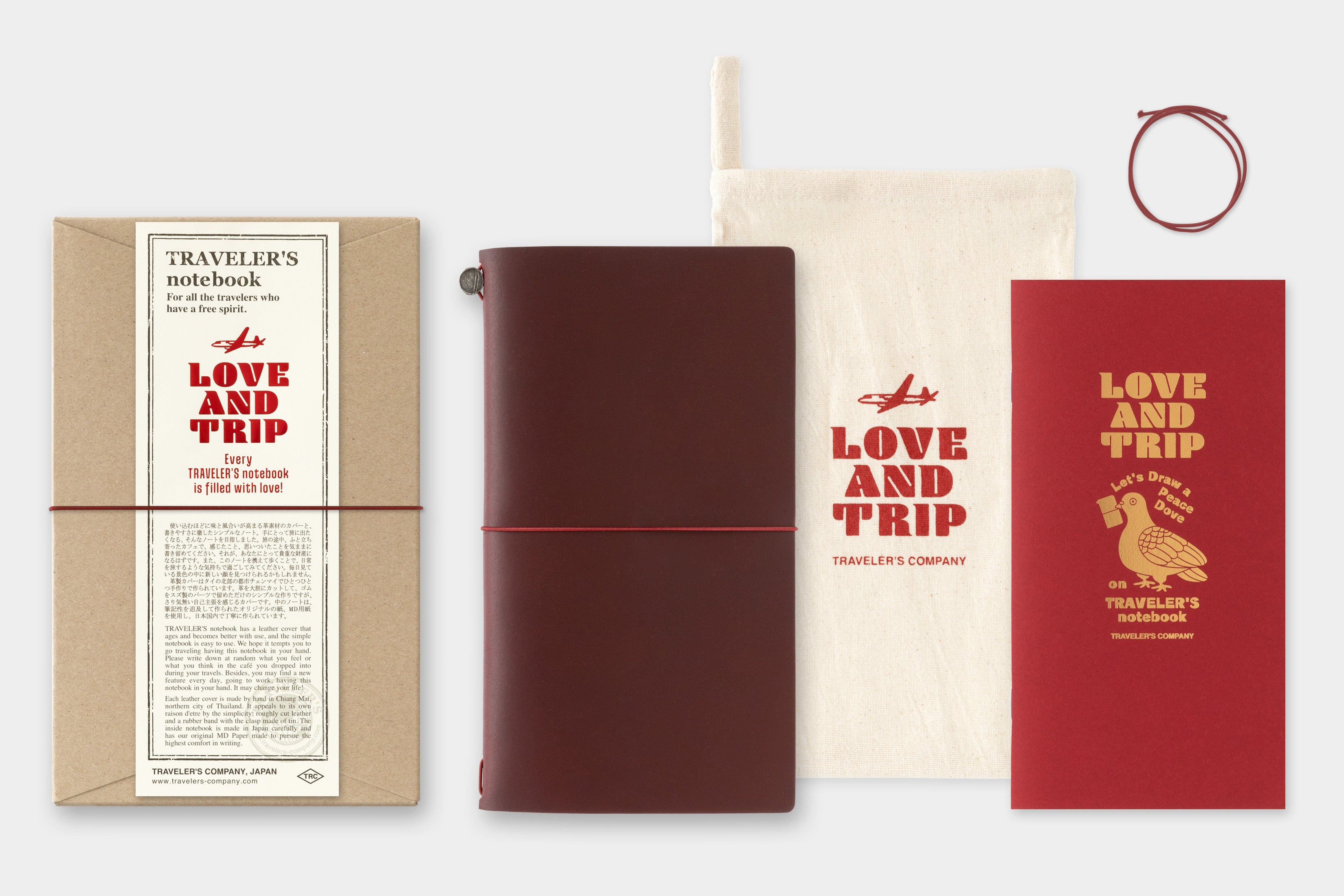 TRAVELER’S notebook Limited Set LOVE & TRIP (PRE-ORDER)