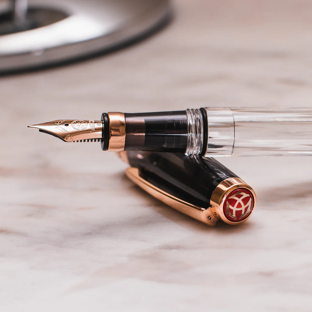 TWSBI DIAMOND 580 RG II SMOKE ROSE GOLD FOUNTAIN PEN